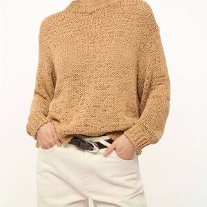 STAUD Camel Cala Sweater